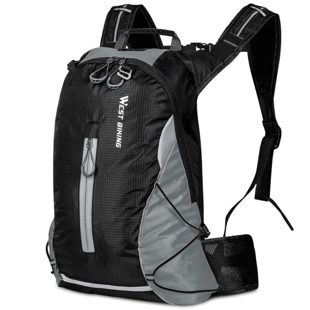 West Biking Sport Backpack (16L) - Black / Grey