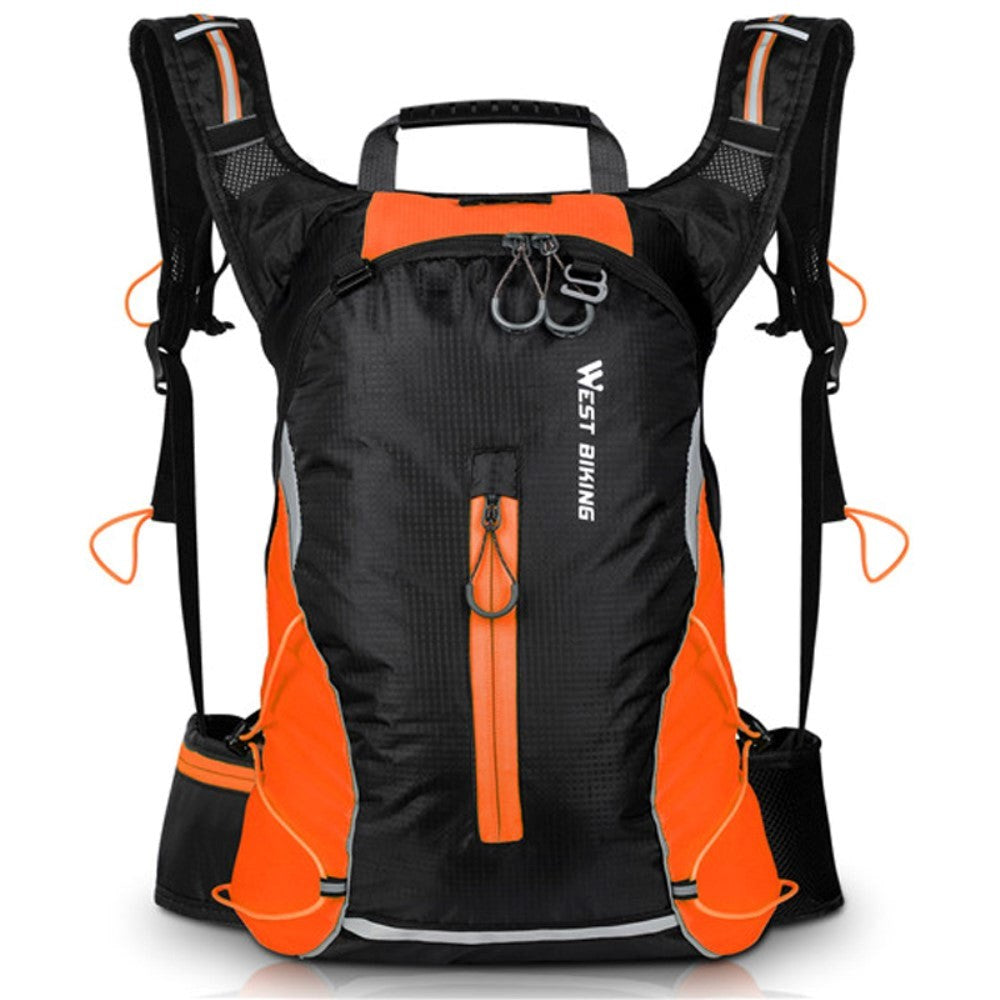 West Biking Sport Backpack (16L) - Black / Orange