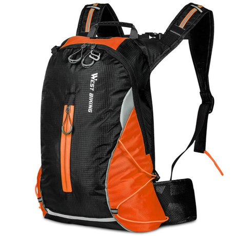 West Biking Sport Backpack (16L) - Black / Orange