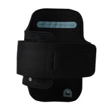 GEAR Universal Running Armband with Adjustable Velcro Strap & Reflective Edge (Max. Phone: 55 x 120mm) - Black