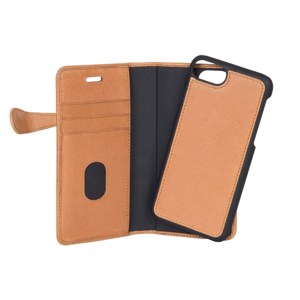 iPhone 6 / 6s Buffalo 2-in-1 Genuine Leather Flip Case - Beige