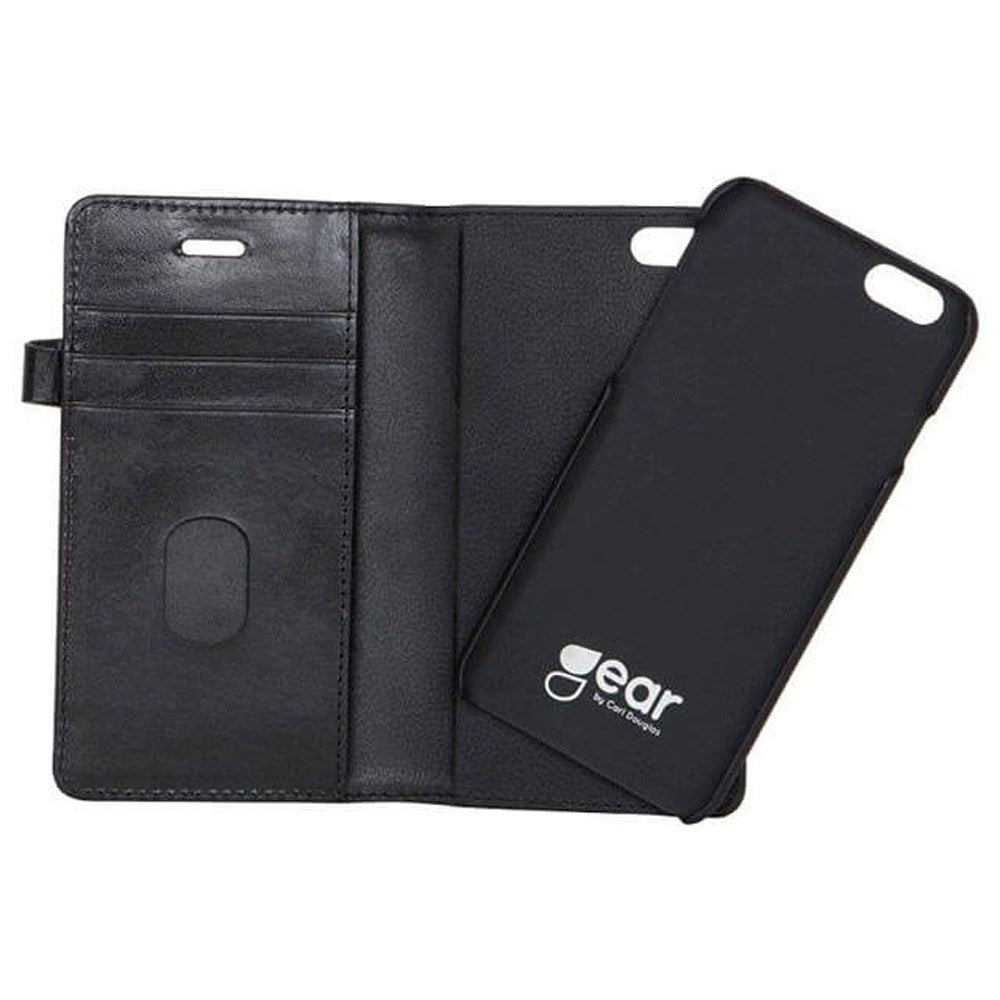 iPhone 6 Plus / 6s Plus Buffalo 2-in-1 Genuine Leather Flip Case - Black