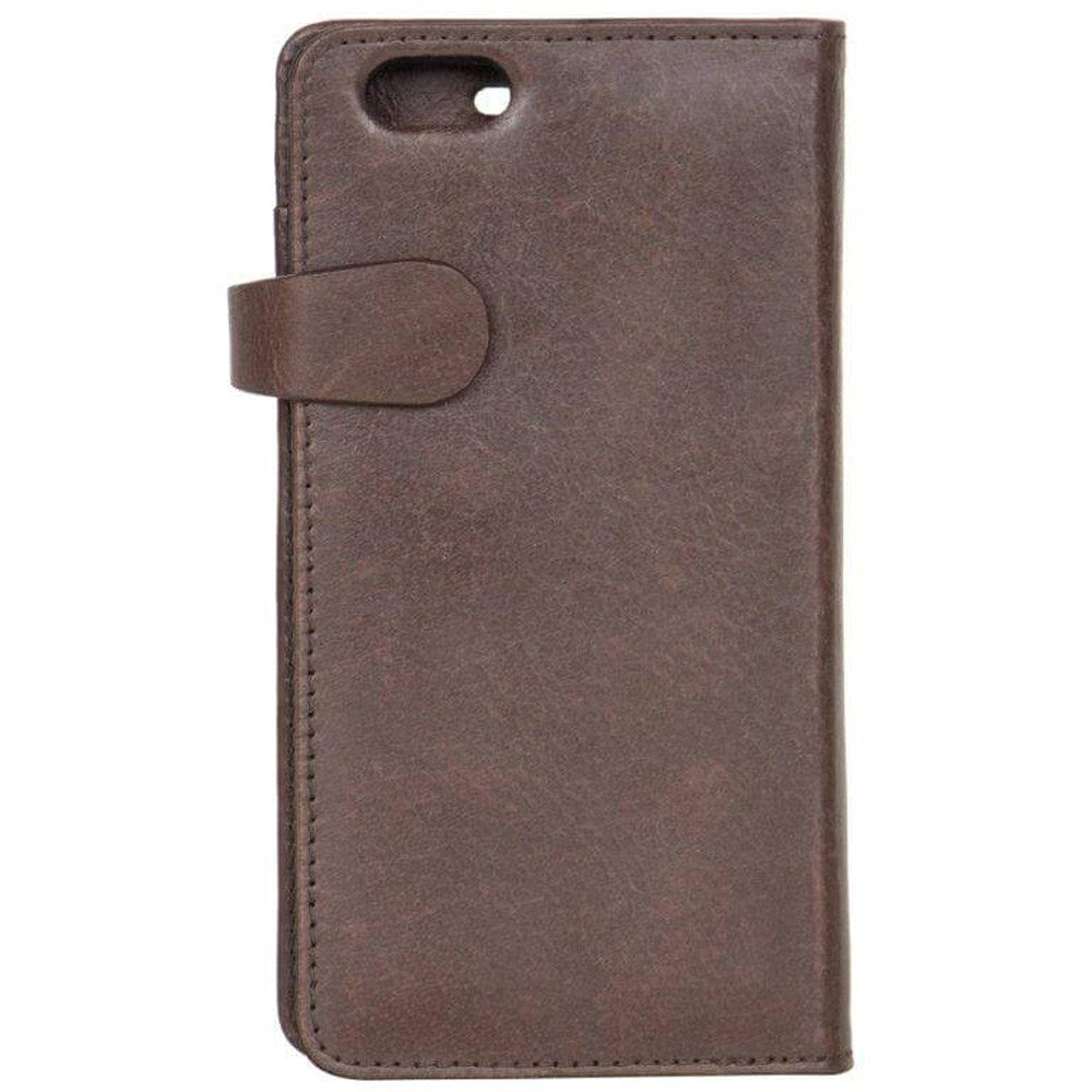 iPhone 6 Plus / 6s Plus Buffalo 2-in-1 Genuine Leather Flip Case - Brown