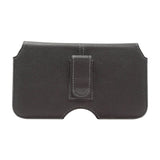 Gear Belt Horizontal Bag Leather - Belt Bag Black - (Max . Phone: 151 x 77 x 9 mm)