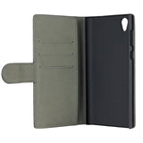 Sony Xperia L1 GEAR Leather Wallet Case Black