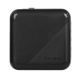 Targus 100W GaN PD Wall Charger with 2 x USB-C, 2 x USB-A and Travel Adapters - Black