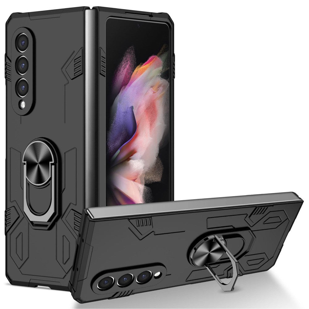 EIDERWOOD Samsung Galaxy Z Fold3 (5G) Tough Case with Kickstand - Black