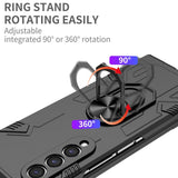 EIDERWOOD Samsung Galaxy Z Fold3 (5G) Tough Case with Kickstand - Black