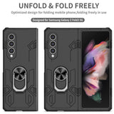 EIDERWOOD Samsung Galaxy Z Fold3 (5G) Tough Case with Kickstand - Black