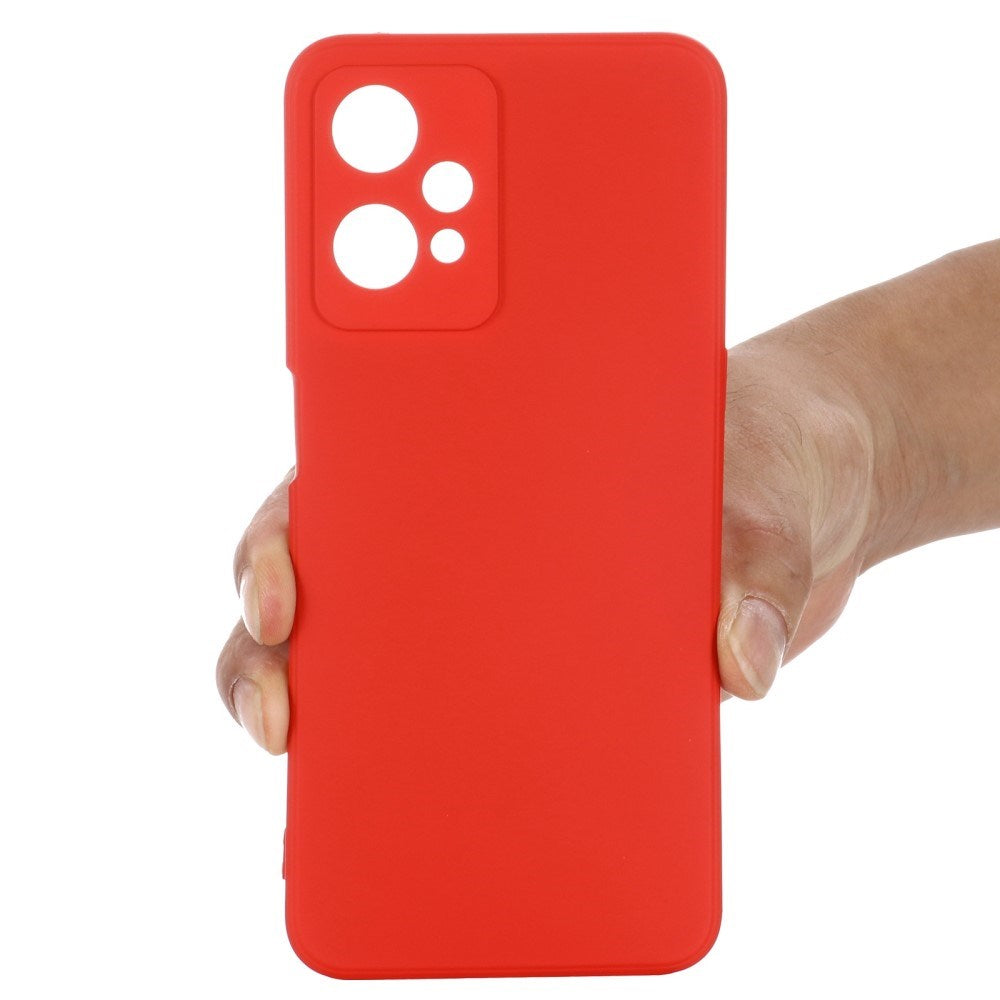 EIDERWOOD OnePlus Nord CE 2 Lite (5G) Liquid Silicone Case with Strap - Red