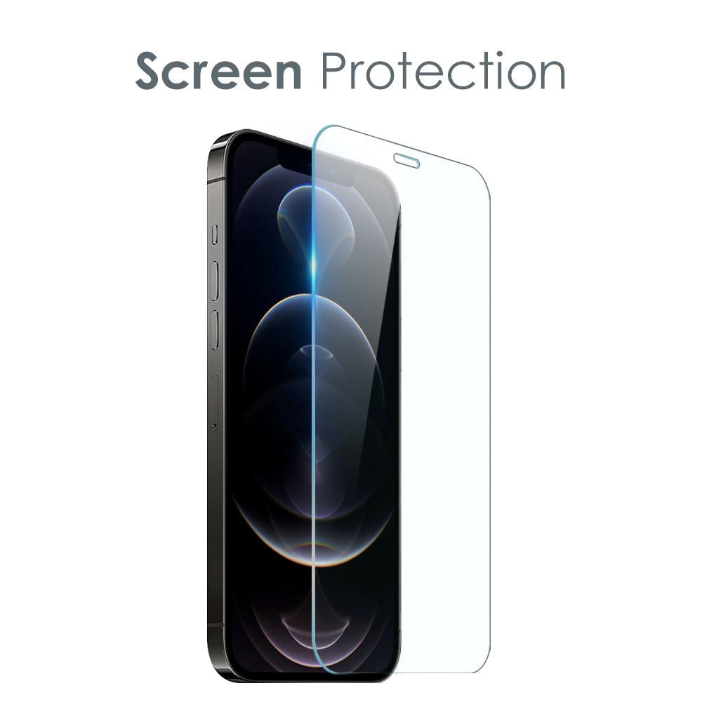 iPhone 12 Pro 360° Protection set w. Screen Protection | Case | Camera Lens Protection - Transparent