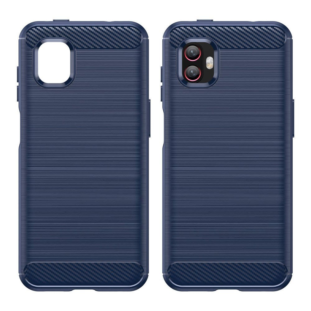 EIDERWOOD Samsung Galaxy Xcover 6 Pro Brushed Carbon Case - Blue