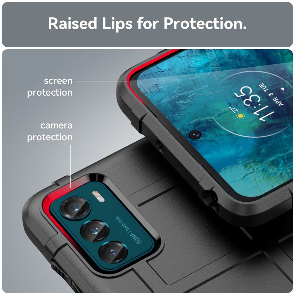 Motorola Moto G42 Rugged Shield Series Series Tough Case - Black