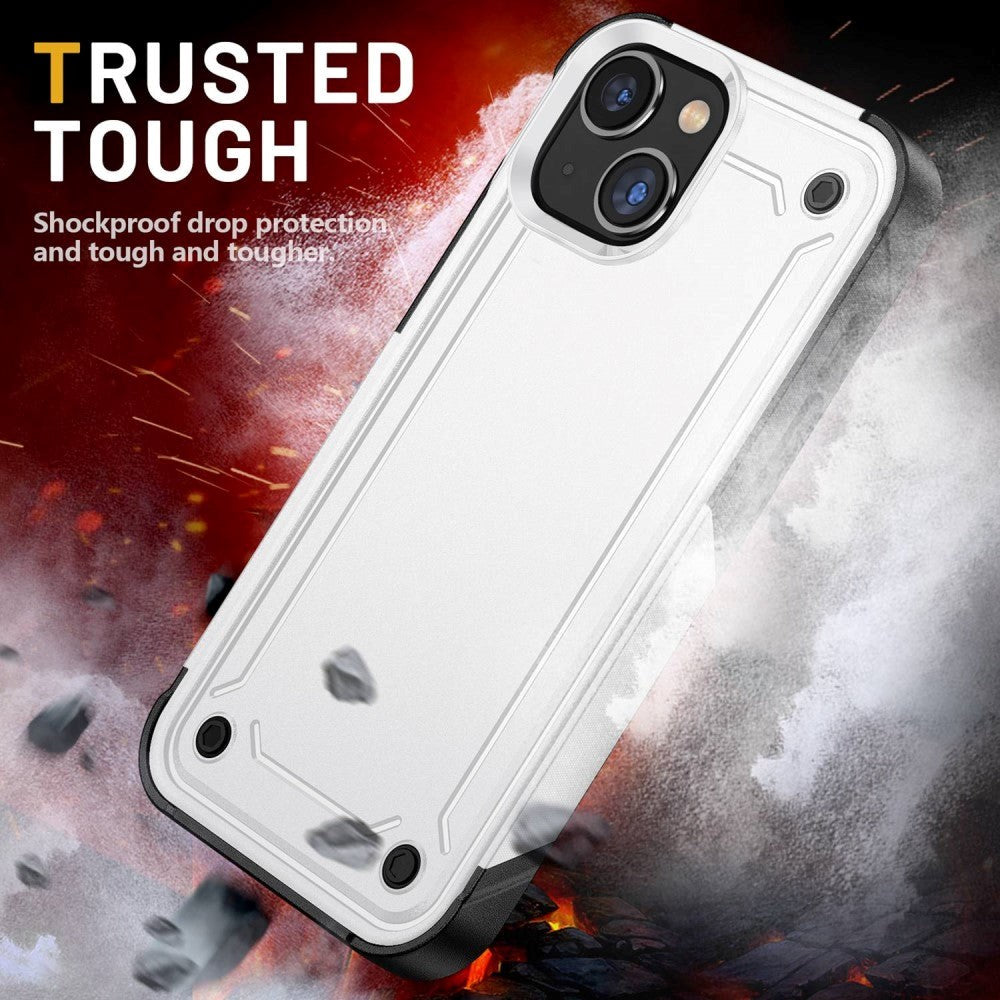 iPhone 14 Pro Shockproof Tough Case  - White