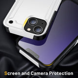 iPhone 14 Pro Shockproof Tough Case  - White