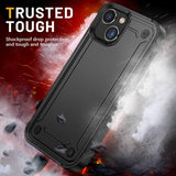 iPhone 14 Pro Shockproof Tough Case  - Black