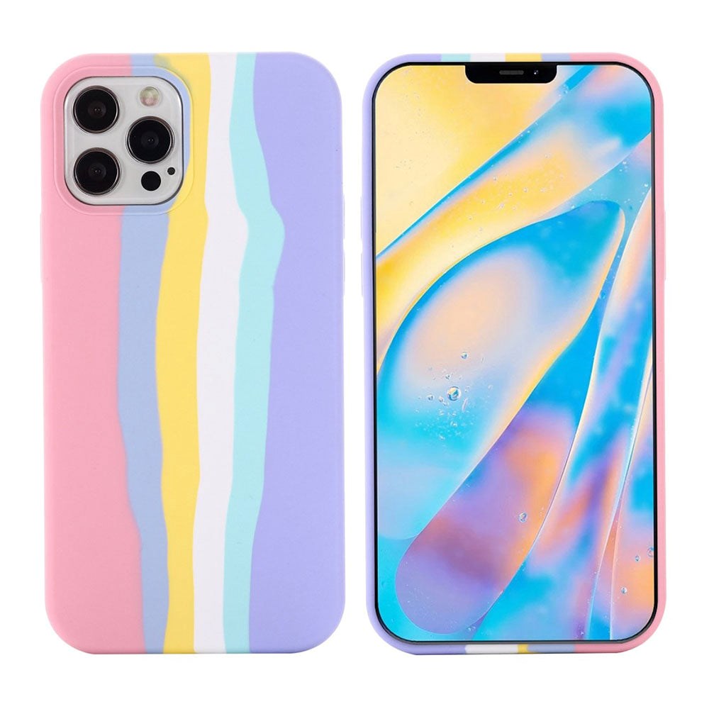 iPhone 14 Pro Silicone Case - Rainbow