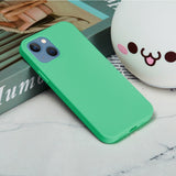 iPhone 14 Plus Silicone Case - Green