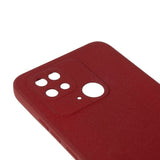 Xiaomi Redmi 10C Matte Flexible Plastic Case - Red