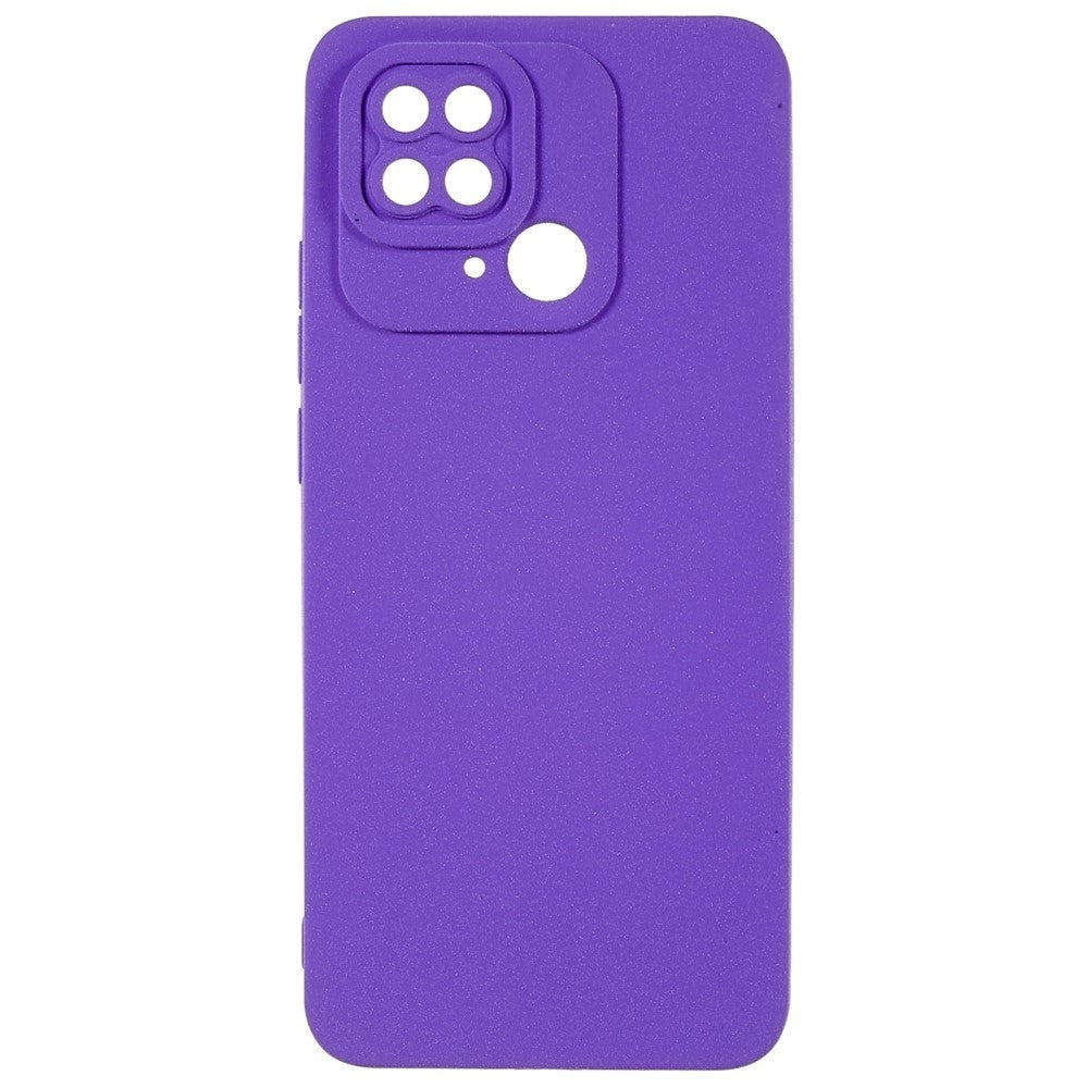 Xiaomi Redmi 10C Matte Flexible Plastic Case - Purple