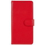 Oppo A76 / Realme 9i Leather Flip Case w. Wallet & Stand Function - Red