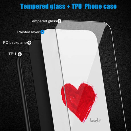 iPhone 14 Pro Max with Tempered Glass - Heart