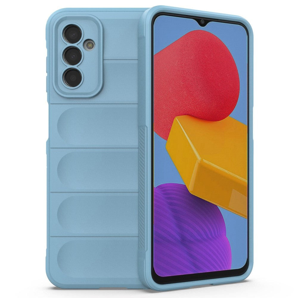 Samsung Galaxy M13 Flexible Plastic Case - Light Blue