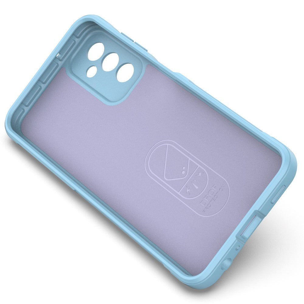 Samsung Galaxy M13 Flexible Plastic Case - Light Blue