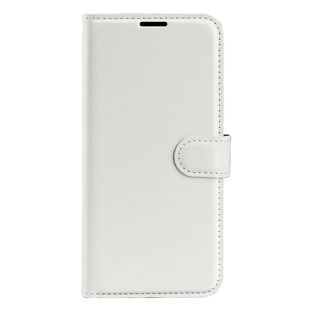 Xiaomi Poco F4 GT Litchi Leather Wallet Case - White