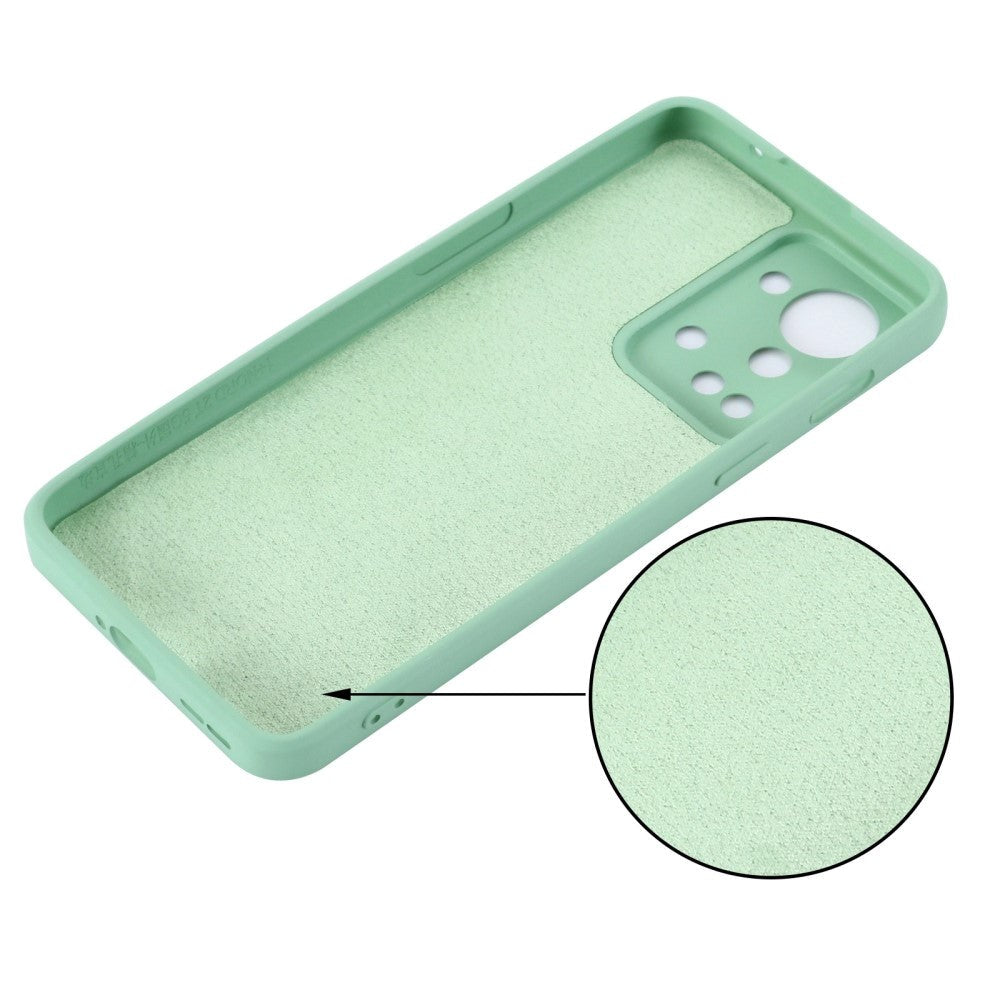 OnePlus Nord 2T (5G) Silicone Case w. Strap - Green