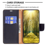 Nothing Phone (1) PU Leather Flip Case with Strap & Card Holder - Black