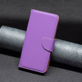 Nothing Phone (1) PU Leather Flip Case with Strap & Card Holder - Purple