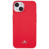 iPhone 14 Plus Mercury Goospery Flexible Plastic Case - Rose Red