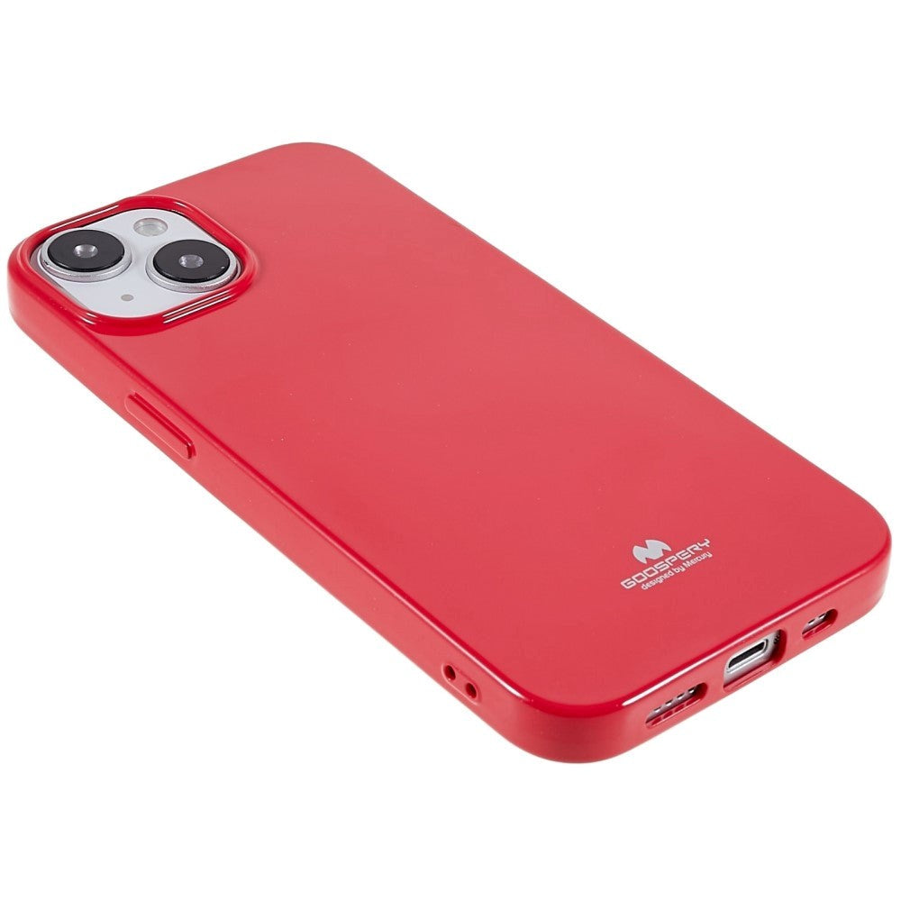 iPhone 14 Plus Mercury Goospery Flexible Plastic Case - Rose Red