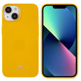 iPhone 14 Plus Mercury Goospery Flexible Plastic Case - Yellow