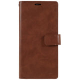 iPhone 14 Pro Max MERCURY GOOSPERY Mansoor Leather Cover w. Wallet - Brown