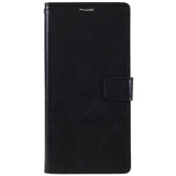 iPhone 14 Pro GOOSPERY Blue Moon Leather Wallet Case - Black