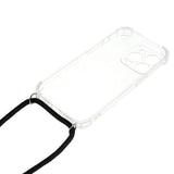 iPhone 14 Pro Flexible Plastic Case with Hand Strap - Transparent