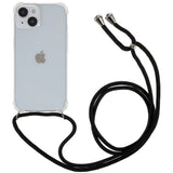 iPhone 14 Flexible Plastic Case with Hand Strap - Transparent