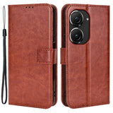 Asus Zenfone 10 / 9 Neutral Leather Wallet Case - Brown