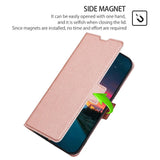 OnePlus 10T Cover with Card Holder & Stand Function - Rose Gold