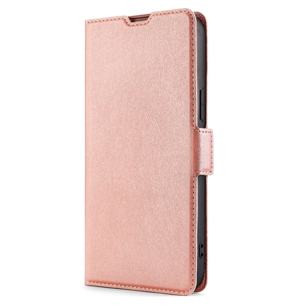 OnePlus 10T Cover with Card Holder & Stand Function - Rose Gold