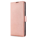 OnePlus 10T Cover with Card Holder & Stand Function - Rose Gold