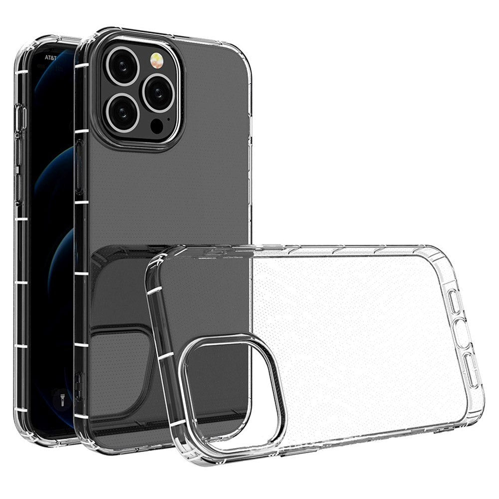 iPhone 14 Pro Flexible Plastic Airbag Case - Transparent