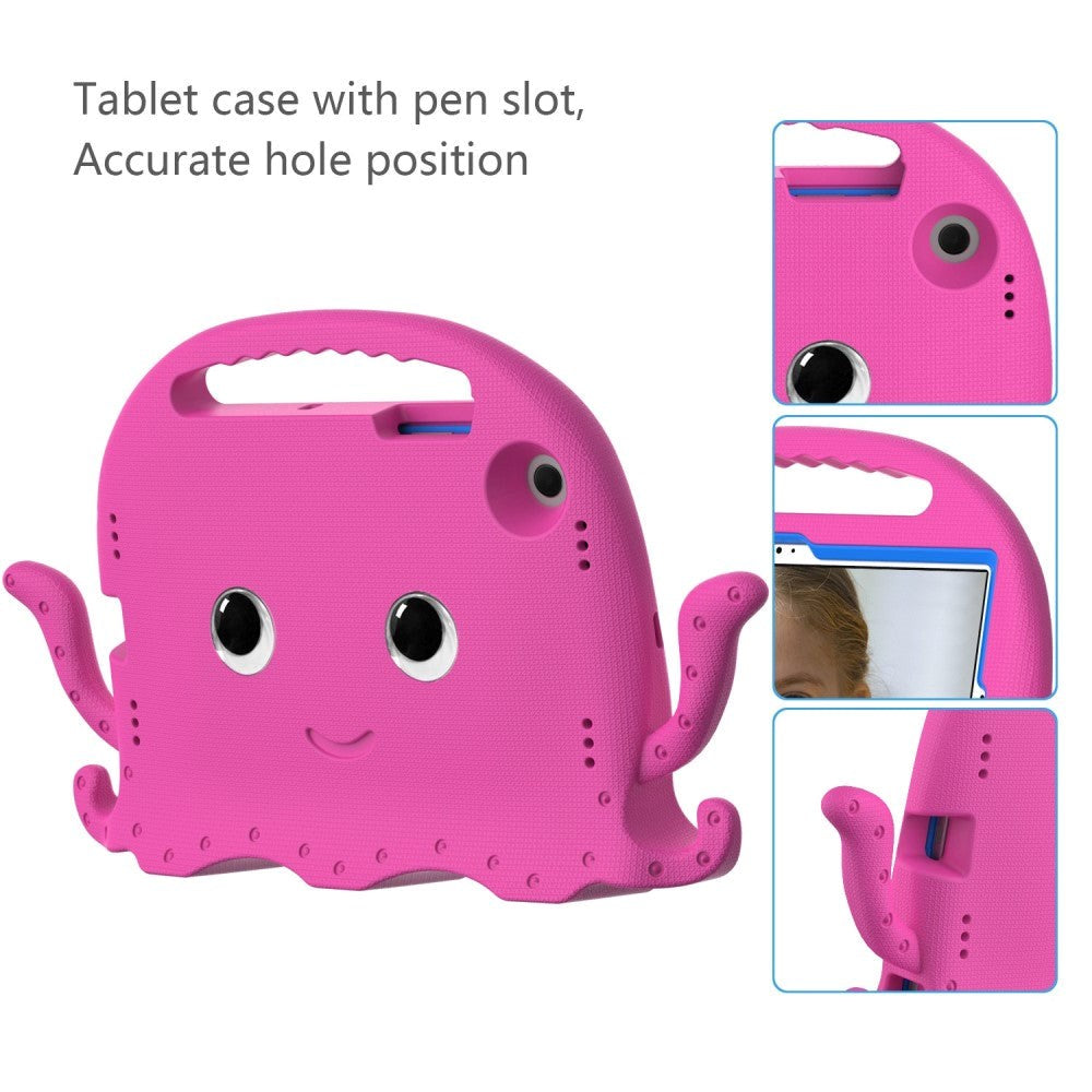 Samsung Galaxy Tab A8 10.5" (2021) Kids Case w. Kickstand - Octopus  - Pink