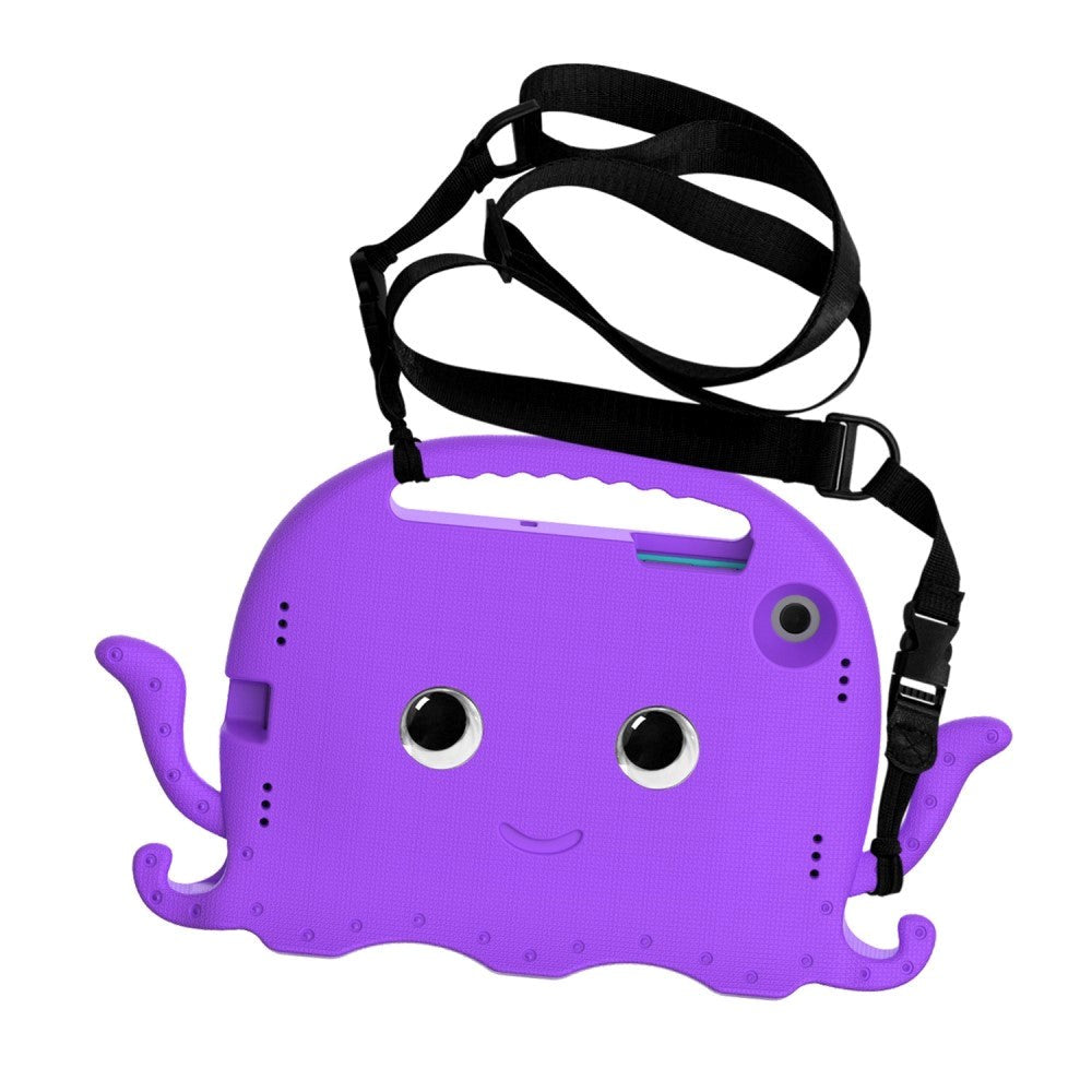 Samsung Galaxy Tab A8 10.5" (2021) Kids Case w. Kickstand - Octopus - Purple