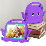 Samsung Galaxy Tab A8 10.5" (2021) Kids Case w. Kickstand - Octopus - Purple