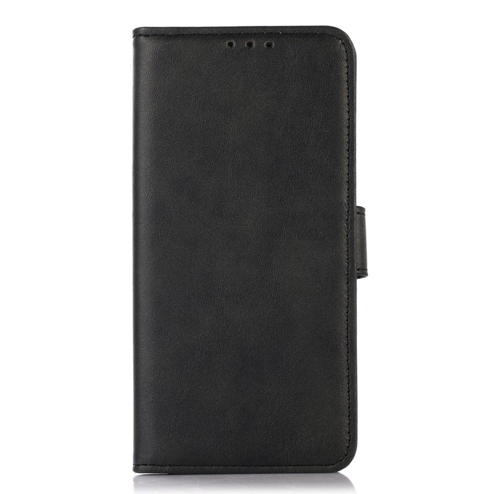 OnePlus 10T Leather Wallet Case & Magnetic Lock - Black