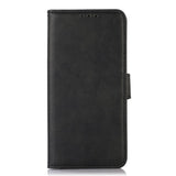 OnePlus 10T Leather Wallet Case & Magnetic Lock - Black