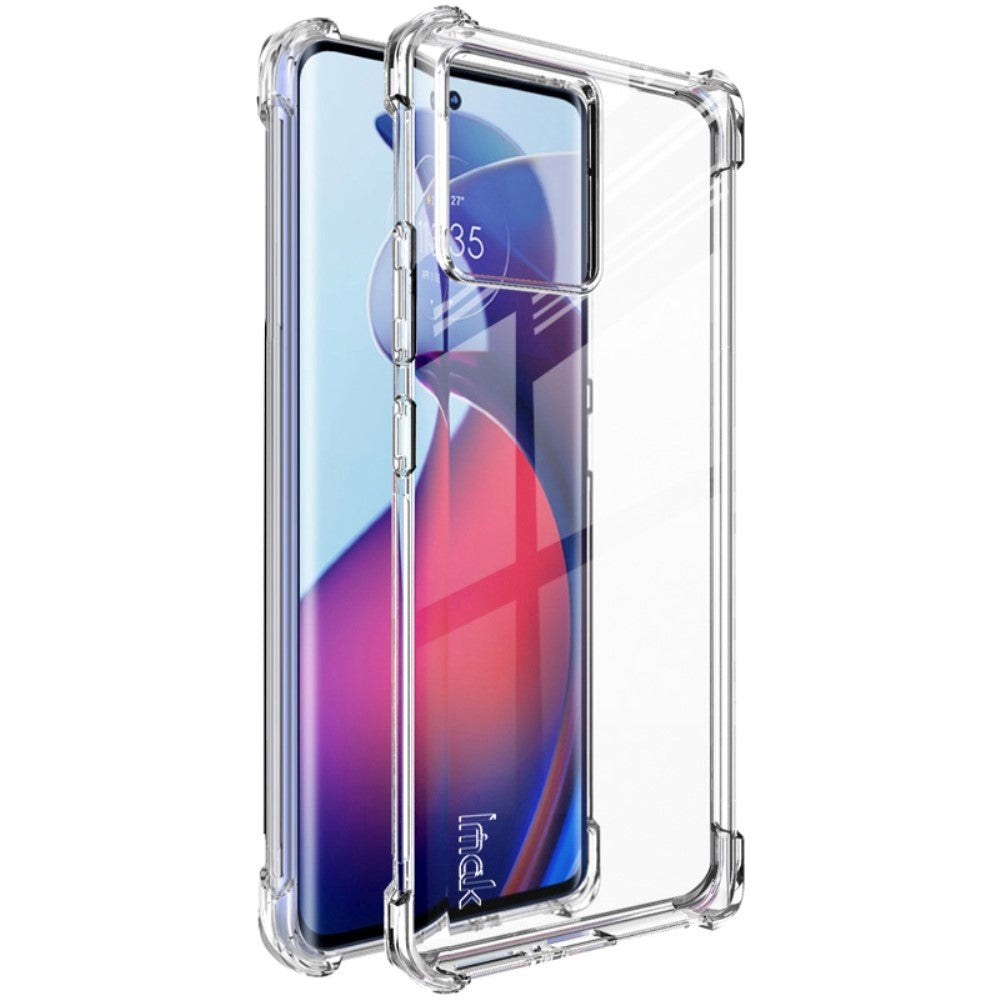 Motorola Edge 30 Fusion IMAK Shock Resistant Plastic Case - Transparent